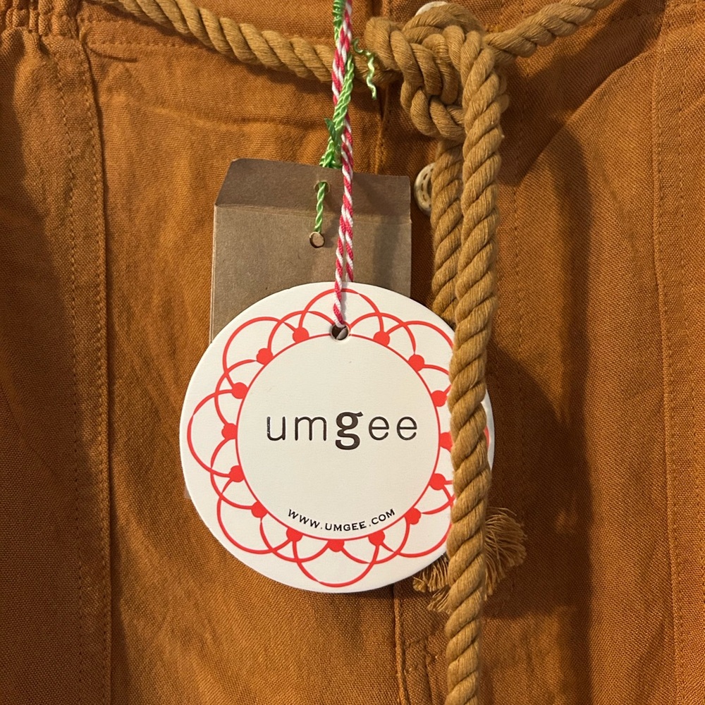 Umgee Burnt Orange/Brown Trousers with Rope Tie